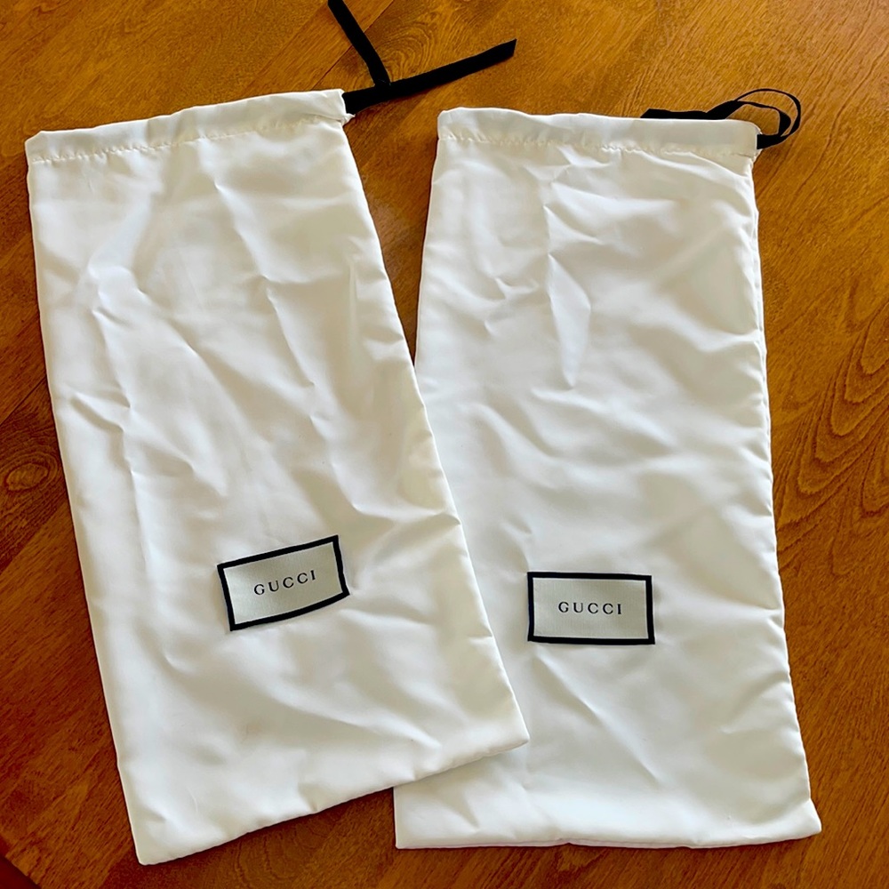 Gucci loafer dust bag